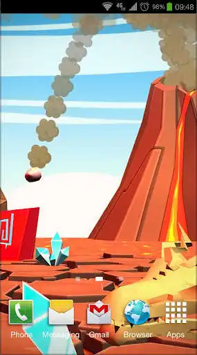 Play Volcano 3D Live Wallpaper  and enjoy Volcano 3D Live Wallpaper with UptoPlay