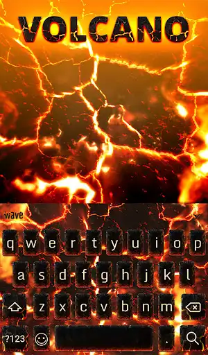 Play Volcano Animated Custom Keyboard + Live Wallpaper as an online game Volcano Animated Custom Keyboard + Live Wallpaper with UptoPlay