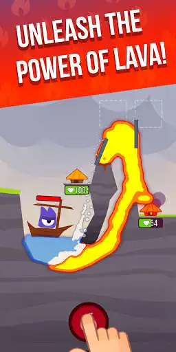 Play Volcano Attack! as an online game Volcano Attack! with UptoPlay