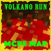 Free play online Volcano RUN parkour Map for MCPE Craft! APK
