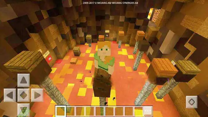 Play Volcano RUN parkour Map for MCPE Craft!