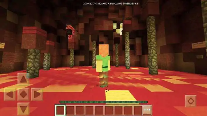 Play Volcano RUN parkour Map for MCPE Craft!
