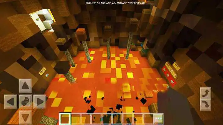 Play Volcano RUN parkour Map for MCPE Craft!