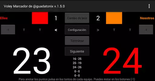 Play Voley Marcador