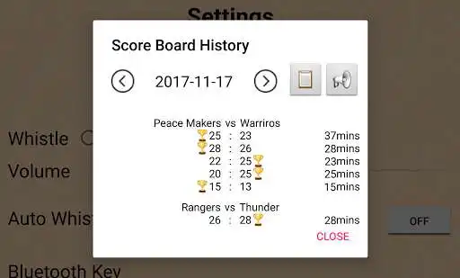 Play Volleyball Score Board (Bluetooth)