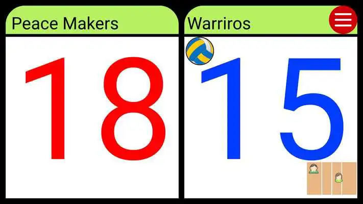 Play Volleyball Score Board (Bluetooth)