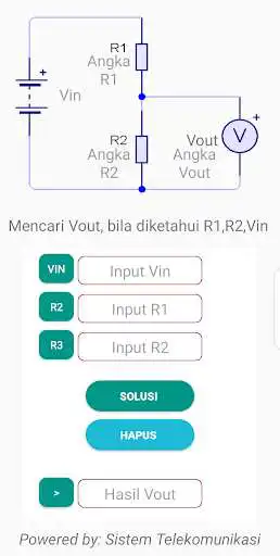 Play Voltage Divider Calculator~VDC  and enjoy Voltage Divider Calculator~VDC with UptoPlay