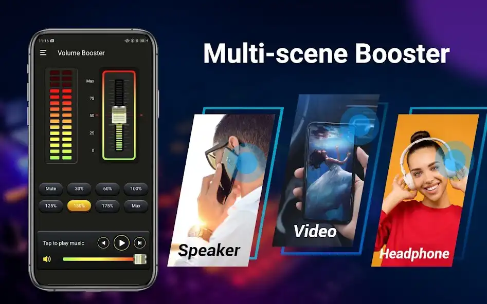 Play Volume Booster - Loud Speaker as an online game Volume Booster - Loud Speaker with UptoPlay