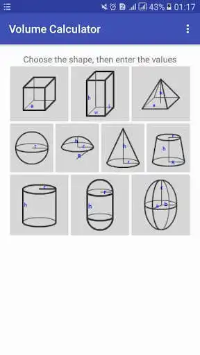 Play Volume Calculator:Cube Prism Sphere Cylinder Cone  and enjoy Volume Calculator:Cube Prism Sphere Cylinder Cone with UptoPlay