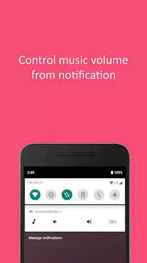 Play Volume Control: Notification & Overlay Widget  and enjoy Volume Control: Notification & Overlay Widget with UptoPlay