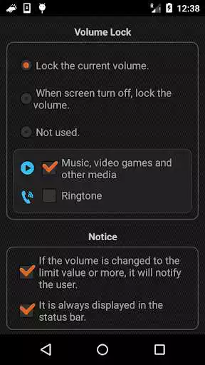 Play Volume Limiter, Volume Lock (Limit  Lock) as an online game Volume Limiter, Volume Lock (Limit  Lock) with UptoPlay