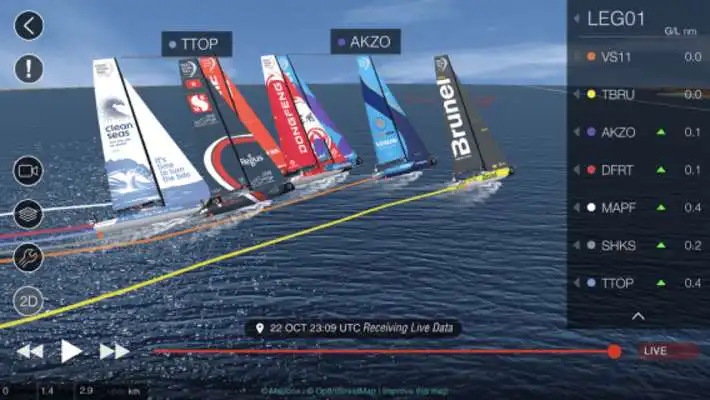 Play Volvo Ocean Race - 3D Tracker