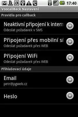 Play VooCall.cz CSipSimple plugin