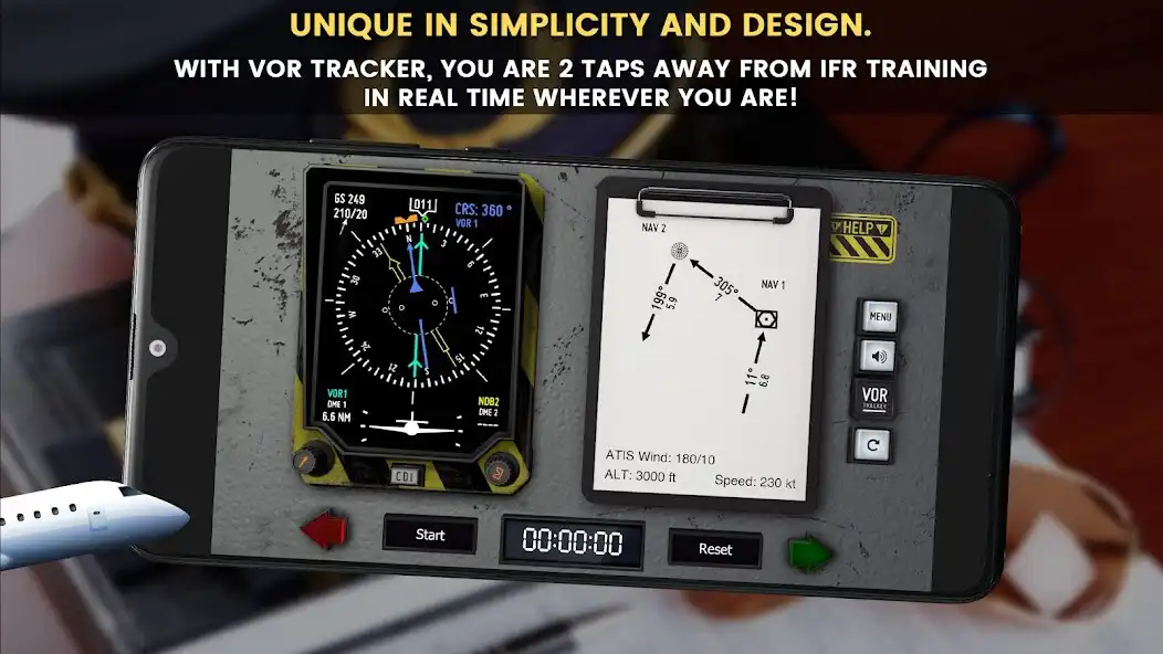 Play VOR Tracker - IFR Nav Trainer as an online game VOR Tracker - IFR Nav Trainer with UptoPlay