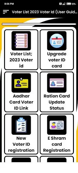 Play Voter List 2023 :Voter ID Card as an online game Voter List 2023 :Voter ID Card with UptoPlay