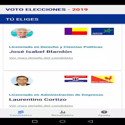 Play Voto Elecciones 2019 as an online game Voto Elecciones 2019 with UptoPlay
