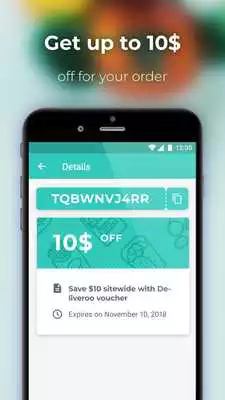 Play Voucher Code for Deliveroo Restaurant Delivery