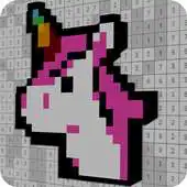 Free play online Voxel 3D Unicorn Color By Number-Sandbox Pixel Art APK