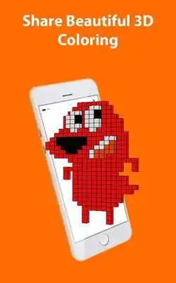 Play Voxel 3D Unicorn Color By Number-Sandbox Pixel Art