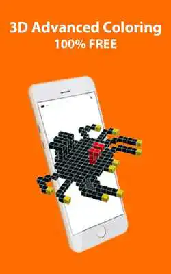 Play Voxel 3D Unicorn Color By Number-Sandbox Pixel Art