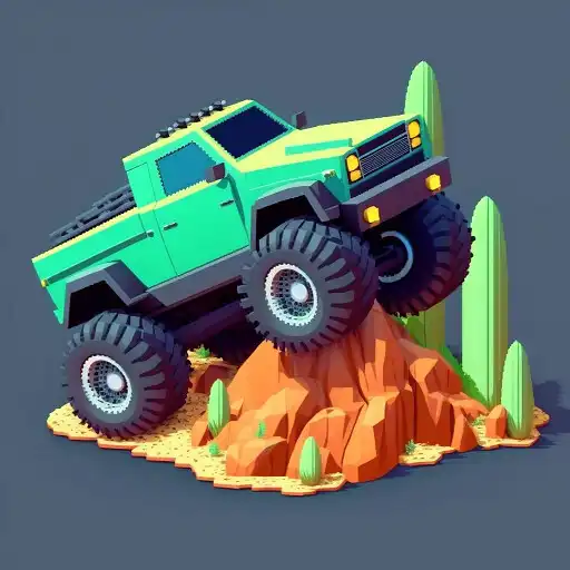Play Voxel Climb Racing - Hills APK