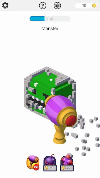 Play Voxel Crush as an online game Voxel Crush with UptoPlay