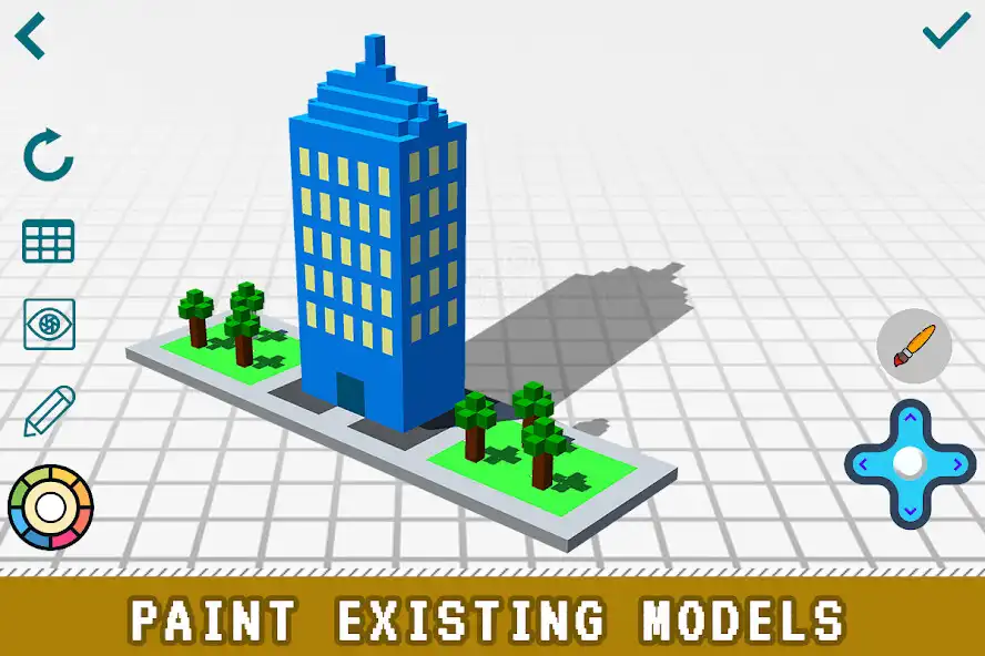 Play Voxel Editor 3D Pixel Builder as an online game Voxel Editor 3D Pixel Builder with UptoPlay