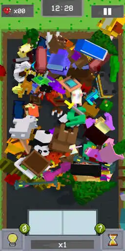 Play Voxel Merge 3D as an online game Voxel Merge 3D with UptoPlay