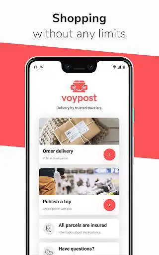 Play APK Voypost - Shopping overseas  and enjoy Voypost - Shopping overseas with UptoPlay com.voypost.customer