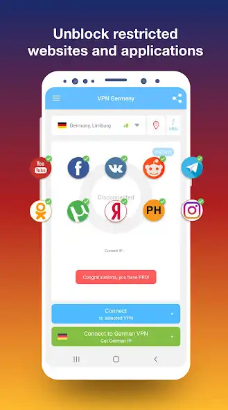 Play VPN Germany: Unlimited VPN as an online game VPN Germany: Unlimited VPN with UptoPlay