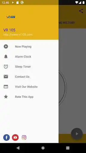 Play VR 105 Radio App as an online game VR 105 Radio App with UptoPlay