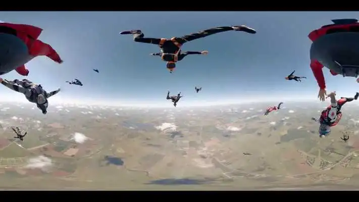 Play VR 360 Sky Diving Games
