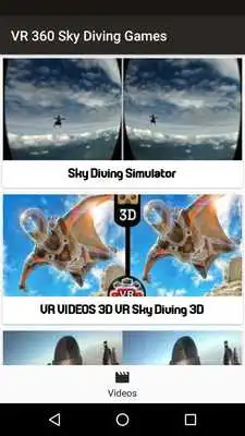 Play VR 360 Sky Diving Games