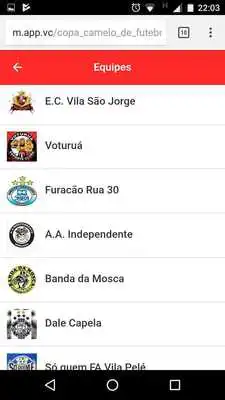 Play VR4L - Copa Camelo de Futebol Amador