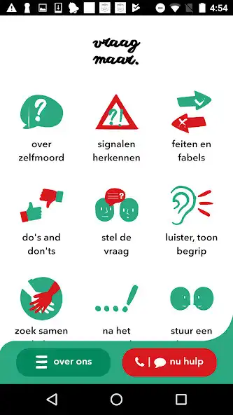 Play VraagMaar – Zelfmoordpreventie  and enjoy VraagMaar – Zelfmoordpreventie with UptoPlay