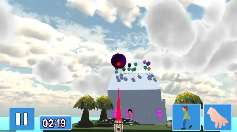 Play VR Balloon Battle as an online game VR Balloon Battle with UptoPlay