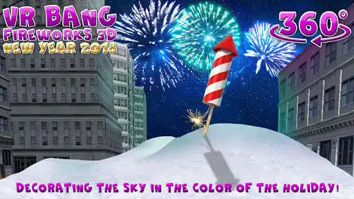 Play VR Bang Fireworks 3D New Year 2018
