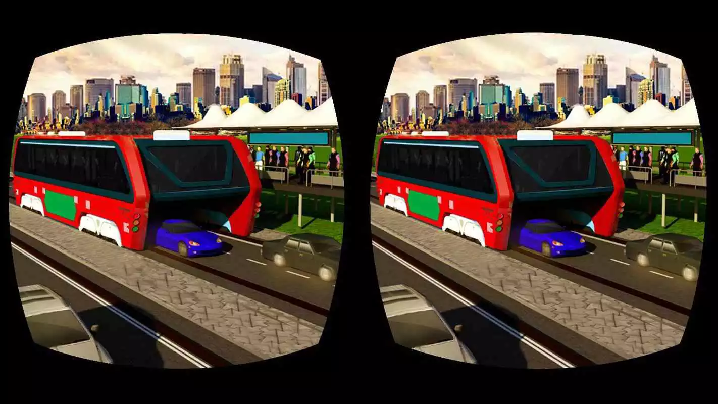 Play VR China Elevated Transit Bus