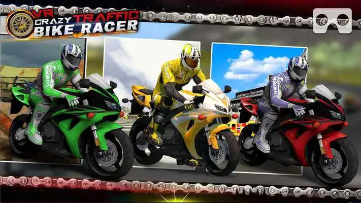 Play VR Crazy Traffic Bike Racer