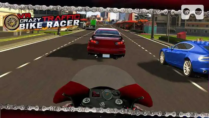 Play VR Crazy Traffic Bike Racer