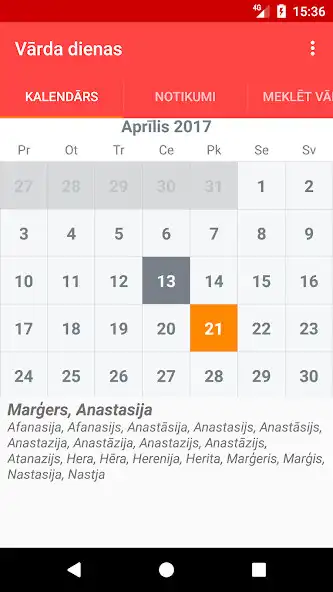 Play Vārda Dienas  and enjoy Vārda Dienas with UptoPlay
