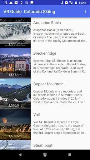 Play VR Guide: Colorado Skiing  and enjoy VR Guide: Colorado Skiing with UptoPlay