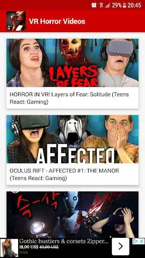 Play VR Horror videos 360  and enjoy VR Horror videos 360 with UptoPlay