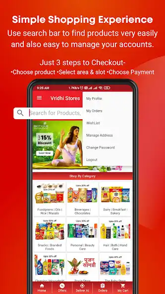 Play Vridhi Stores - Online Grocery as an online game Vridhi Stores - Online Grocery with UptoPlay