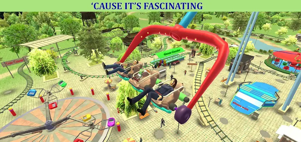 Play VR Park Roller Coaster Game as an online game VR Park Roller Coaster Game with UptoPlay