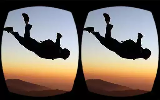 Play VR Sky diving fun
