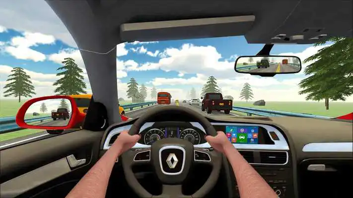 Play VR Traffic Racing In Car Driving