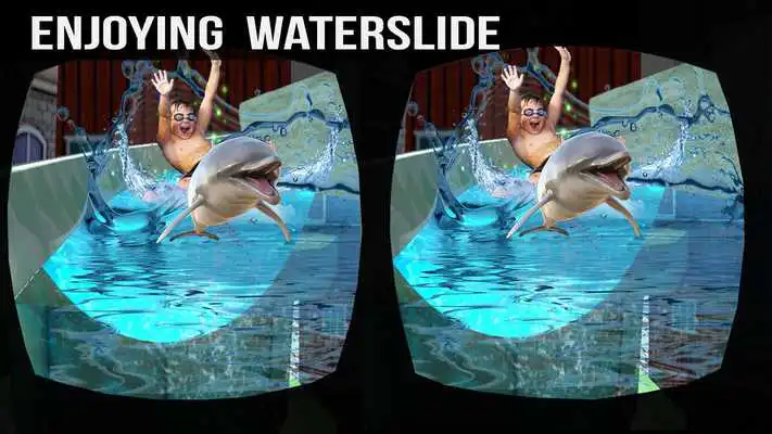 Play VR Water Slide Adventure-Dolphin Ride 3D