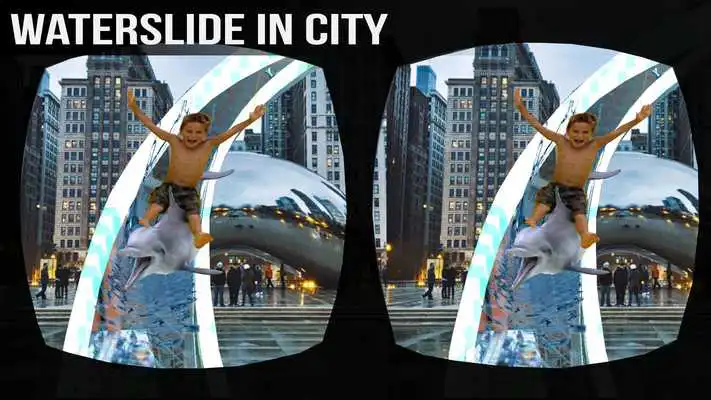 Play VR Water Slide Adventure-Dolphin Ride 3D