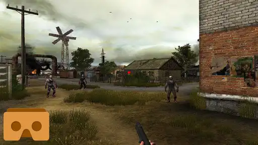 Play VR Zombie Town 3D as an online game VR Zombie Town 3D with UptoPlay